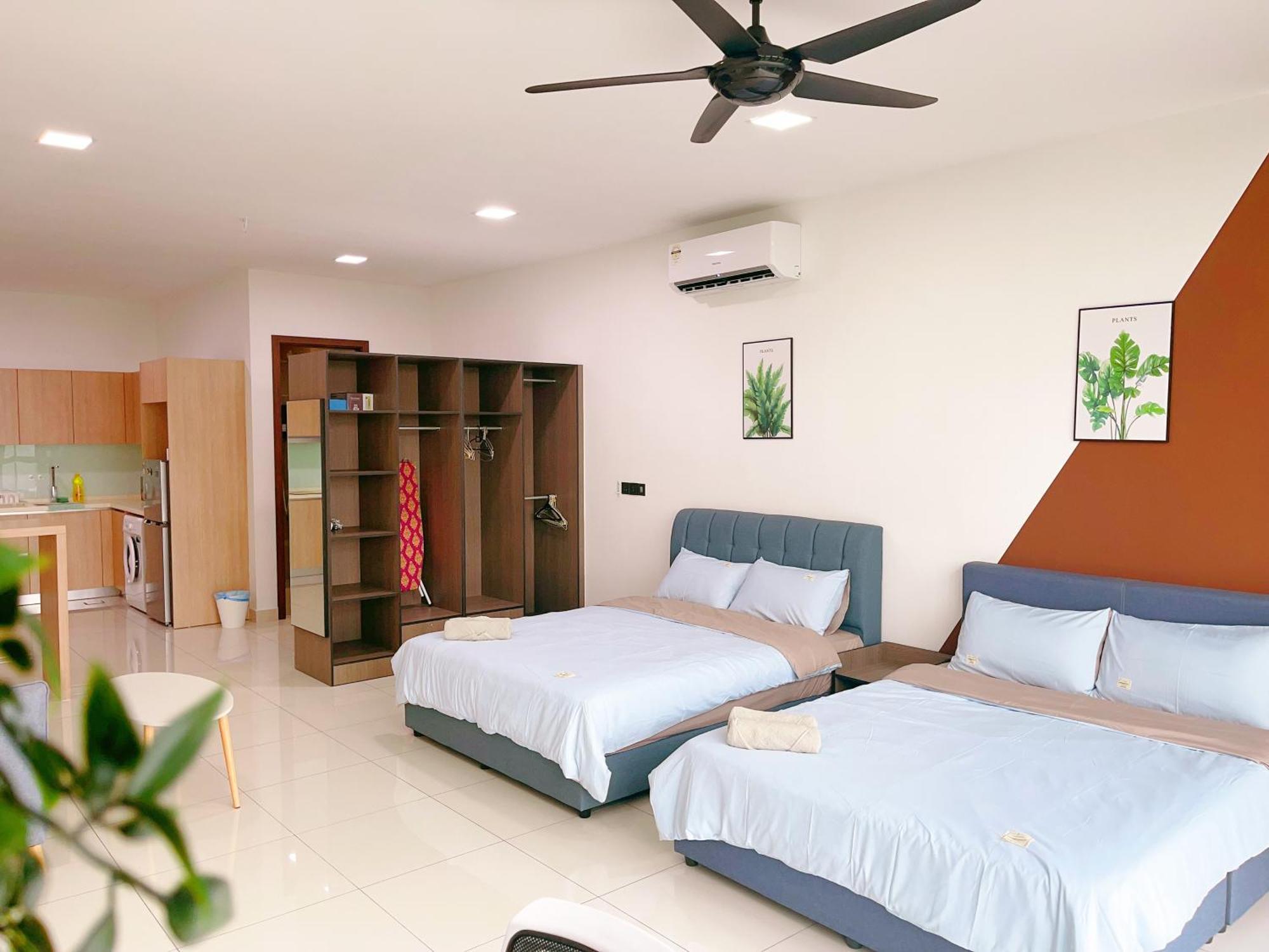 Monic Staycation #green Haven Near Senibong&regency Apartment *
