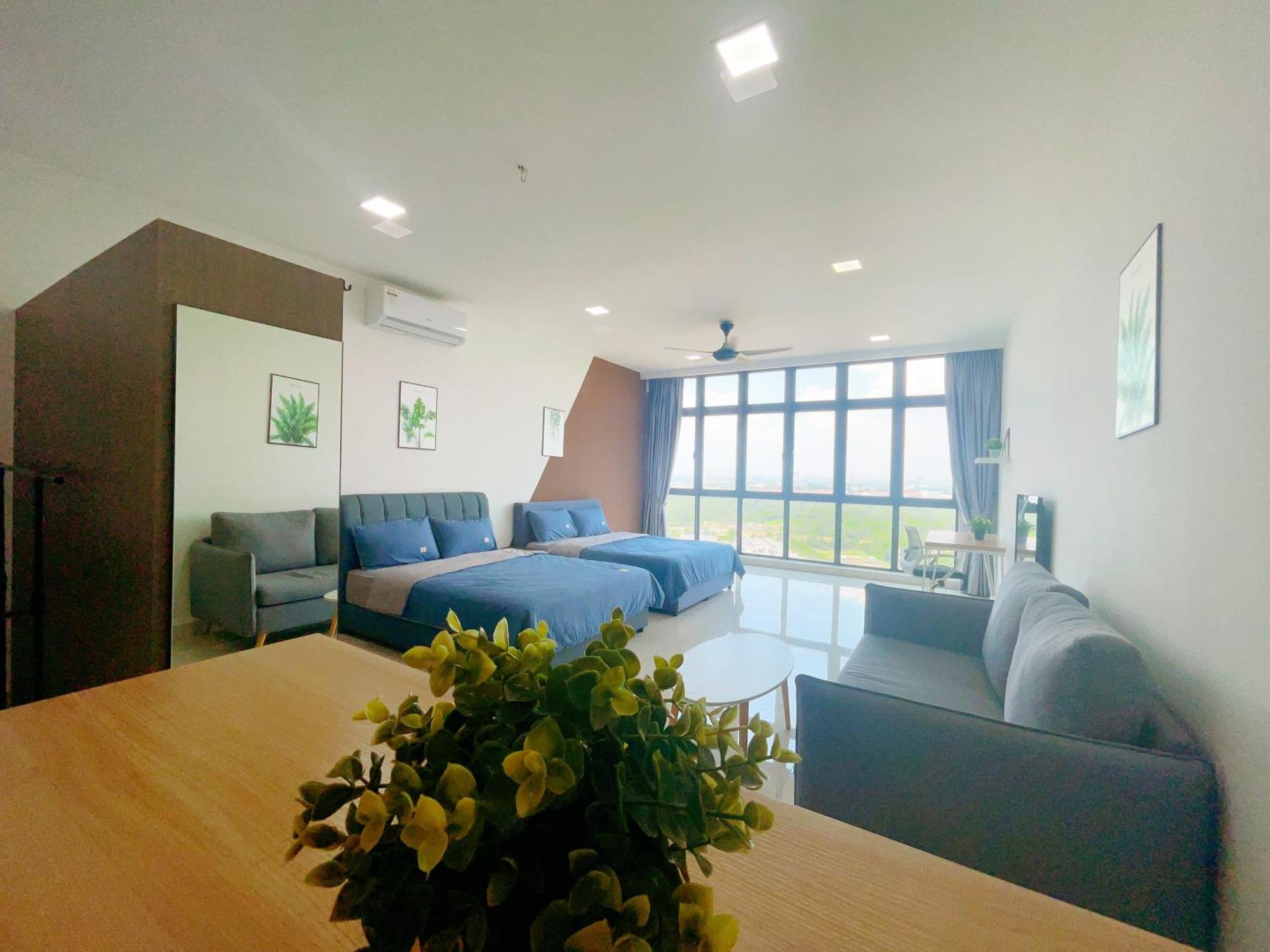 Monic Staycation #green Haven Near Senibong&regency * Masai