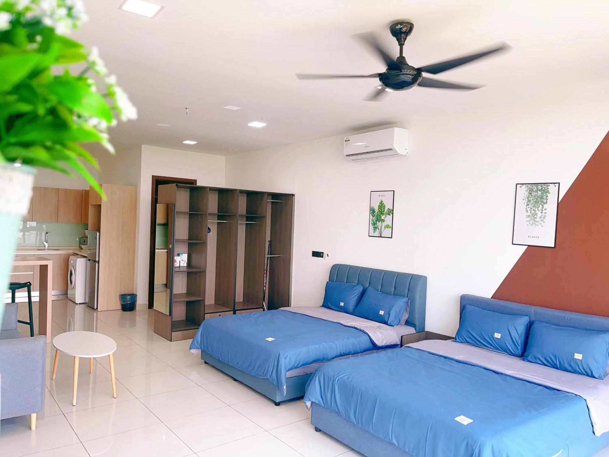 Monic Staycation #green Haven Near Senibong&regency